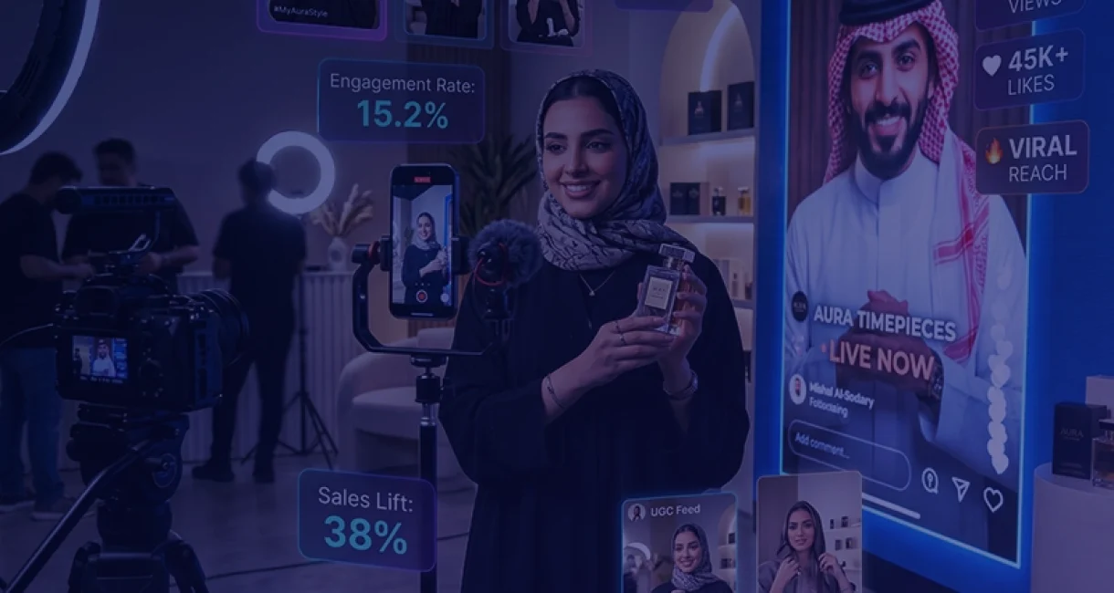 خدمة الـ UGC والتسويق عبر المشاهير
